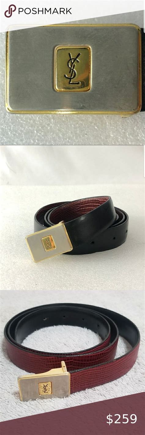 black men ysl belt|y belt authentic.